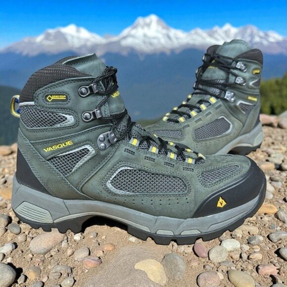 Vasque Breeze Mid GTX Gore-Tex 7480N Lace-Up Trail Hiking Boots Men’s Size 10N - Picture 1 of 13